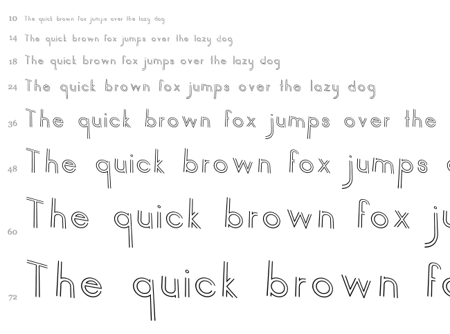 Haru Biru font waterfall